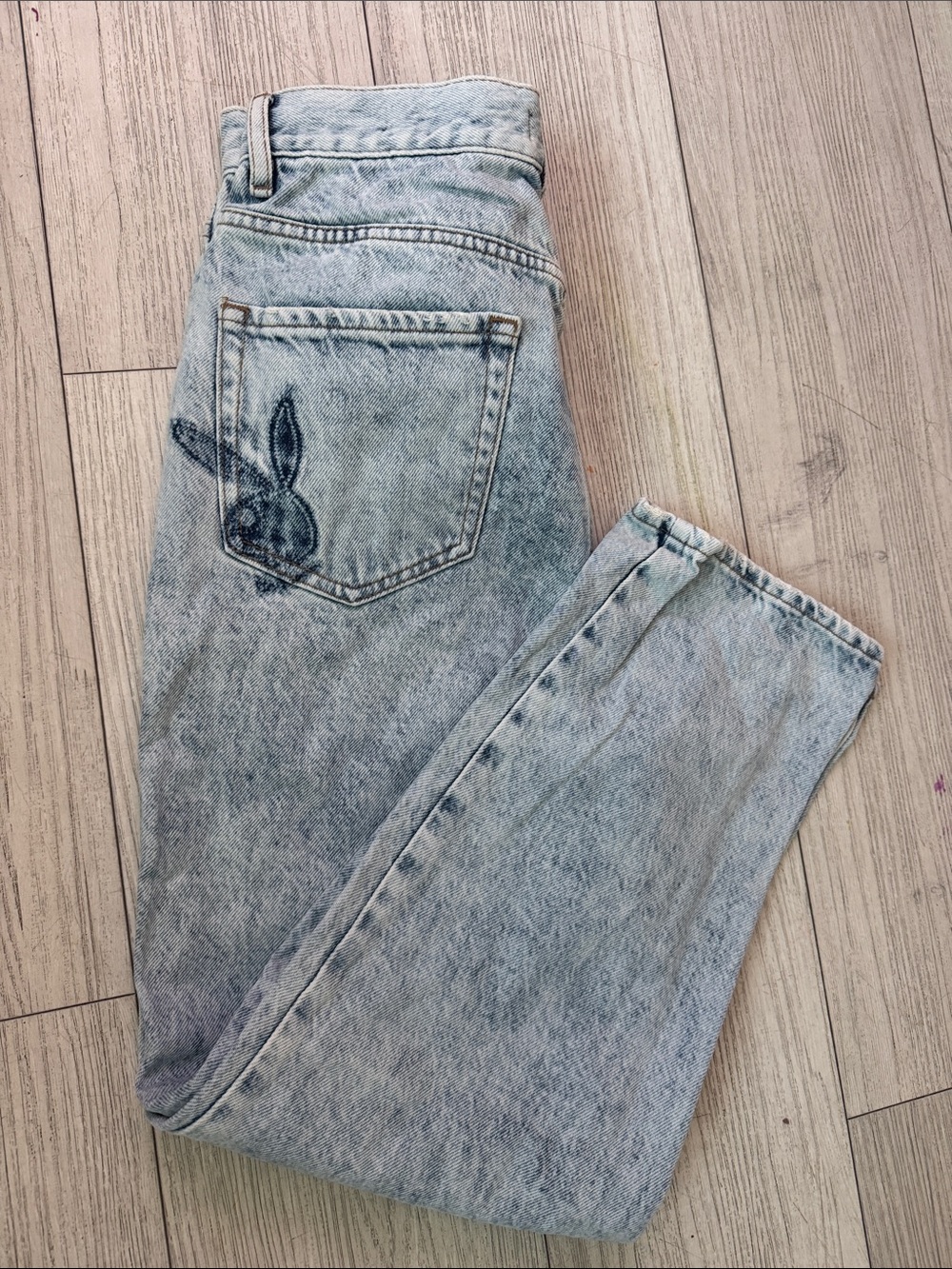 PacSun Men's Light Acid Wash Relaxed Jeans
